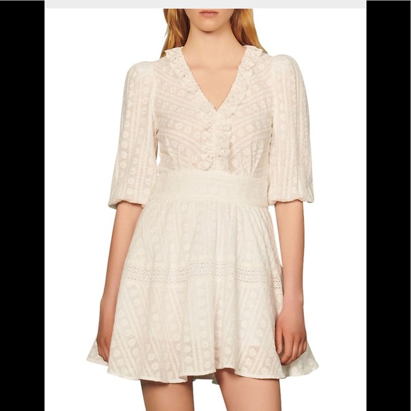 Gianni Broderie Anglaise Dress - Picture 1 of 5